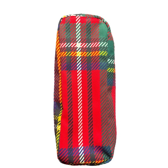 Estee Lauder 2024 Scottish Check Double Zip Makeup Pouch - Picture 5 of 11
